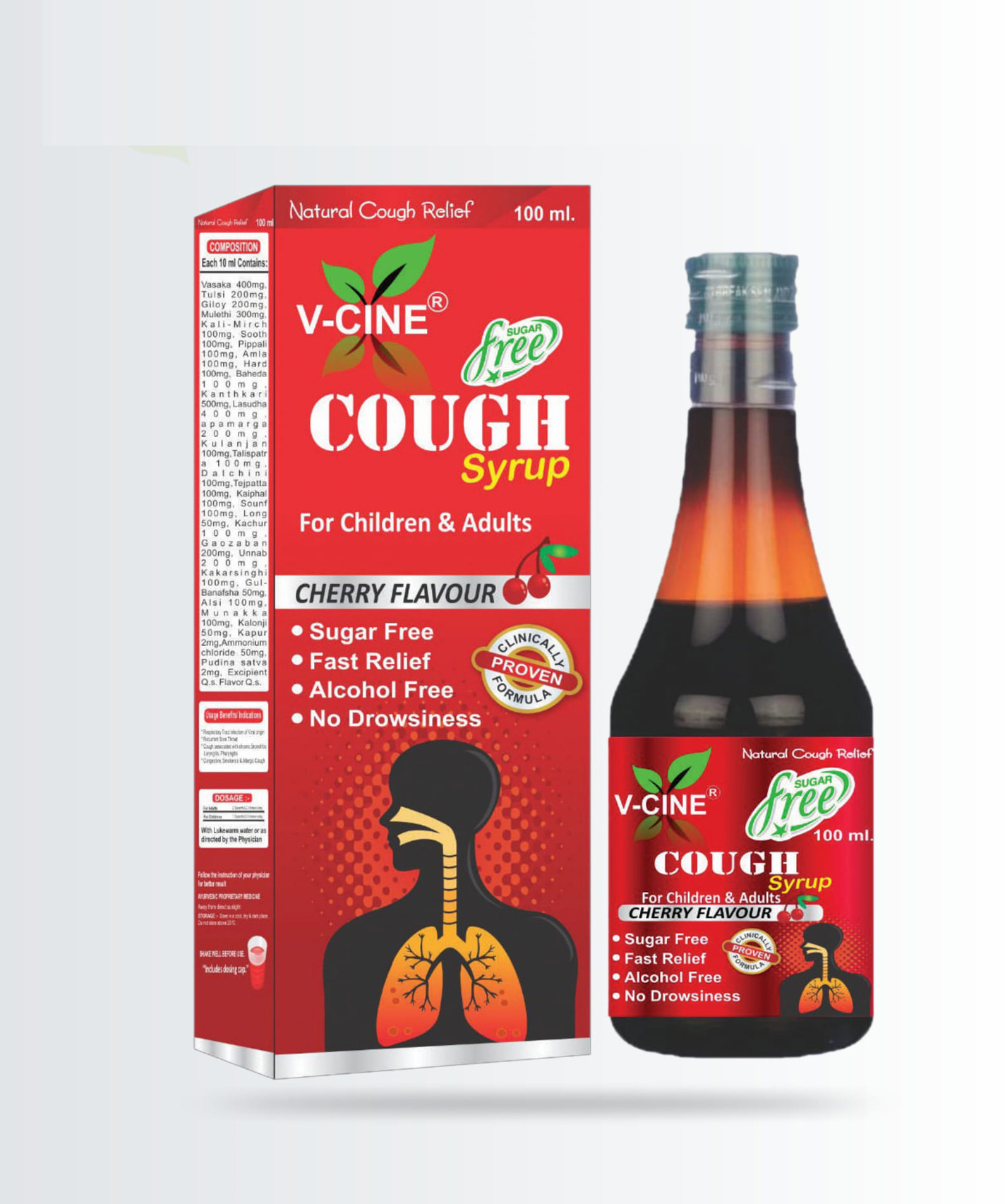 V Cine Cough Syrup